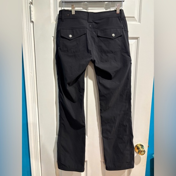 Prana hiking climbing pants black sz 8 active - Picture 3 of 6